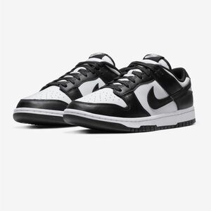 Nike Dunk Low Retro Black and White Panda sz 8.5 Authentic Sneakers, New in Box